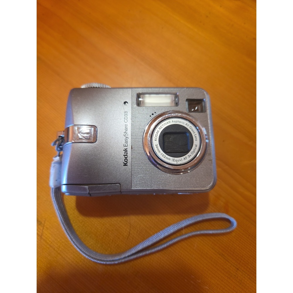 Kodak EasyShare CD33 Digital Camera 3.1MP 3x Zoom Silver Compact Camera Only
